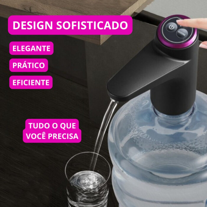 BOMBA ELETRICA GARRAFAO DE AGUA USB