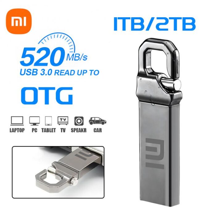 Xiaomi-USB-Flash-Drive-Memory-Stick-USB-3-0-Alta Velocidade mayashopping.com.br